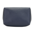 Mulberry Darley Cosmetic Pouch, &pound;175, Accessories, Navy, Leather, Back view